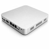 Casing Aluminium Mini ITX, Kotak Kontrol Ekstrusi CNC Kustom, Casing Elektronik, Kotak Kontrol IOT, Desktop Mini PC, Casing Aluminium