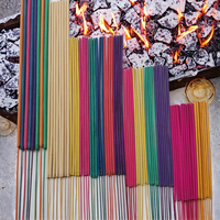 Bâtons d'encens naturels parfumés à la bergamote brute, en vrac, 28 cm, bois aromatique