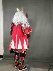 Armadura de Samurai Roja para Cosplay, Fiesta de Halloween, Armaduras Tradicionales Japonesas de Samurai, Armadura Romana Antigua - Product Image 4