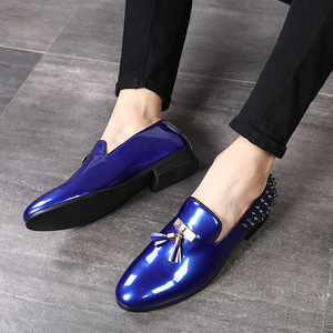 Mocasines Scarpe da <span class=keywords><strong>Sera</strong></span> cuir en ligne vente à chaud livraison directe mocassins cloutés à la mode chaussures habillées en cuir pour hommes 2023 - Product Image 5
