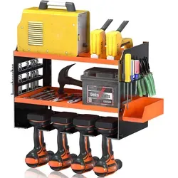 Support mural organisateur d'outils électriques <span class=keywords><strong>étagère</strong></span> de perceuse électrique perceuse sans fil batterie Station de <span class=keywords><strong>charge</strong></span> support - Product Image 6