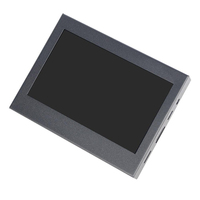 Özel Metal kasa 5 inç TN Panel LCD TFT monitör ile dirençli kapasitif dokunmatik ekran ahududu Pi için 3 4 All-in-One ekran