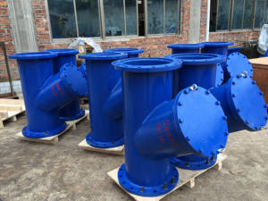 Y-Sieb DN700(28 Zoll) mit Edelstahl für Wasserdruck PN10/16/25 von Angesicht zu Angesicht DIN3202 F1 - Product Image 3