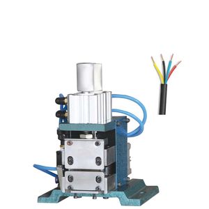 Machine à dénuder verticale pneumatique/électrique Sinrad SR-3F pour fils multiconducteurs gainés, petite taille, AC 110V/220V, dénudage jusqu'à 25mm - Product Image 4