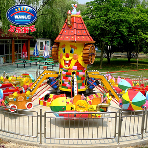 Manège Rotatif : Avion à Contrôle Personnel pour Parc d'Attractions sur Chariot - Product Image 1