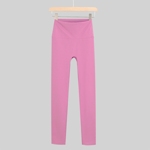 Pantalones de Yoga de Cintura Alta para Mujer 2025 de Alta Calidad, Traje Deportivo Elástico con Patrón Sólido, Pantalones de Yoga Efecto Segunda Piel - Product Image 6