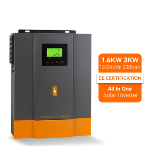 Convertisseur solaire monophasé PowMr 12V 24V 230Vac 1KW 1.5KW 1.6KW 3KW hors réseau tout-en-un - Product Image 1