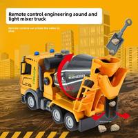 Bétonnière électrique RC 11 canaux Télécommande Éclairage Musique Mélange Construction Véhicule Jouet d'ingénierie