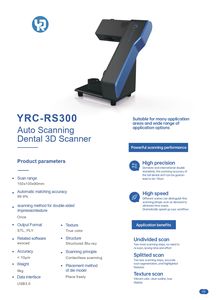 Scanner dentaire numérique Yucera pour ordinateur de bureau, scanner 3D à lumière bleue en laboratoire, numérisation rapide, caméras haute résolution - Product Image 5
