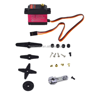 Para <span class=keywords><strong>DSServo</strong></span> <span class=keywords><strong>DS3225</strong></span> 24,5kg/0,165sek 25T 180 grados 25KG Dc4.8-6,8 V DS3225Mg alto Torque Digital Servo Drone RC coche vehículo Robot - Product Image 4