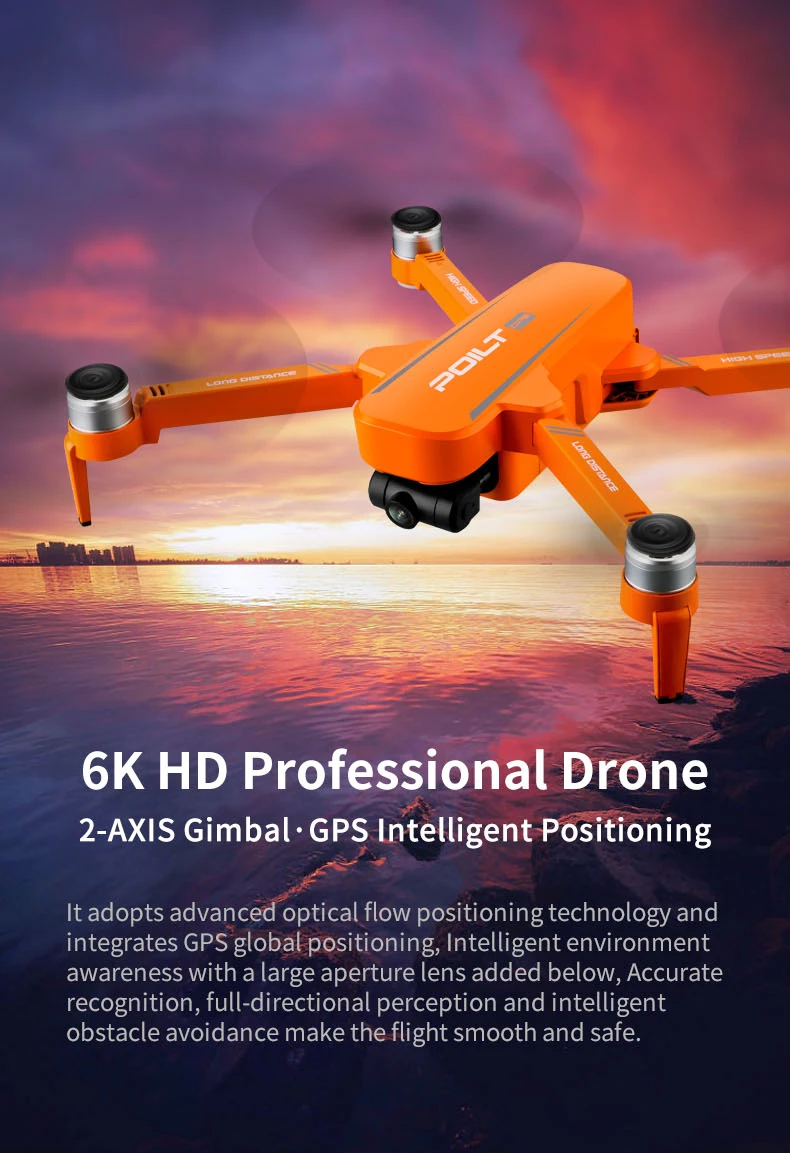 JJRC X17 drone, 6K HD Professional Drone 2-AXIS Gimbal- GPS Intelligent Positioning 