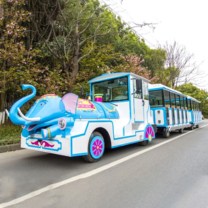 Tren Turístico Eléctrico sin Rieles para Parques de Atracciones, Tren para Niños, Fiestas y Eventos - Product Image 1