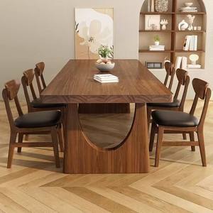 Simple Modern Solid Wood Dining <b>Table</b> Rectangle Home Use Dining Room Living Room <b>Work</b> Desk - Product Image 2