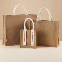 Sac de plage en toile de jute personnalisé avec motif créatif DIY, sac de shopping en lin, sac de plage résistant, logo imprimé, sac personnalisé