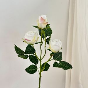 Rosa Seca de Estilo Europeo, Flor Artificial de Rosa Antigua para Decoración del Hogar, Mesa de Comedor, Rosa de Interior de Alta Calidad - Product Image 6