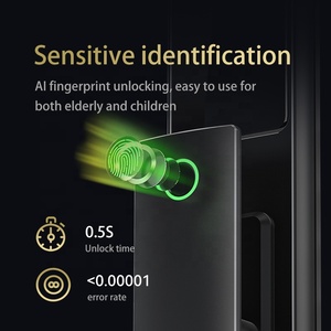 Serrure de porte intelligente Tuya à reconnaissance faciale 3d Serrure de porte numérique en <span class=keywords><strong>L</strong></span> à <span class=keywords><strong>empreinte</strong></span> digitale pour la maison Serrures automatiques intelligentes - Product Image 6
