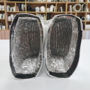 <strong>Air</strong> <strong>Conditioner</strong> Aluminium Foil Pipe Rectangular Flexible <strong>Duct</strong> Connector Economical Custom Design Rectangular Flexible <strong>Duct</strong> - Product Image 5