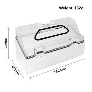 Boîte à poussière électrique réutilisable, poubelle pour aspirateur <span class=keywords><strong>Robot</strong></span>, accessoires de remplacement, usage domestique, compatible avec Dreames W10/W10 Pro - Product Image 2