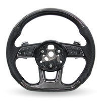 Volant pour Audi A4/A5/Q5/R8/S4/RS5/TT en cuir carbone 3 branches sport