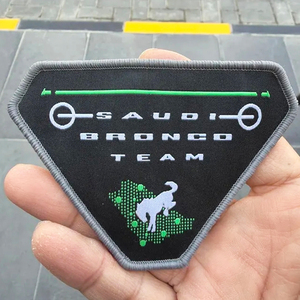 디자이너 맞춤형 천 직물 직조 전술 스카우트 로고 다림질 패치 배지 라벨 (옷, 모자용) - Product Image 1