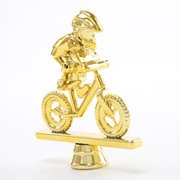 Le plus récent vélo Pushbike Balance vélo Statue Figurines figurine trophée pièces Toppers pour le sport GZ77