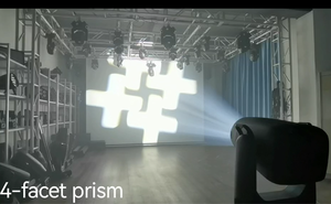 Projecteur LED à tête mobile 700W DMX512 34CH pour événements théâtraux avec effet de lumière douce par atomisation - Product Image 5