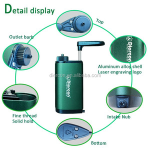 Diercon Meilleures ventes Microfiltre à <span class=keywords><strong>eau</strong></span> tactique le <span class=keywords><strong>purificateur</strong></span> <span class=keywords><strong>d</strong></span>'<span class=keywords><strong>eau</strong></span> personnel pour le camping, les voyages, la <span class=keywords><strong>randonnée</strong></span>, la survie TW01 - Product Image 3