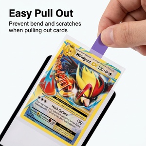 Fundas Protectoras para Tarjetas con Logotipo de Marca Personalizado, Ultra Transparentes, con Lengüeta de Fácil Extracción, para Tarjetas Coleccionables, Fundas Suaves para Tarjetas con Lengüeta de Fácil Extracción para Top Loaders - Product Image 4