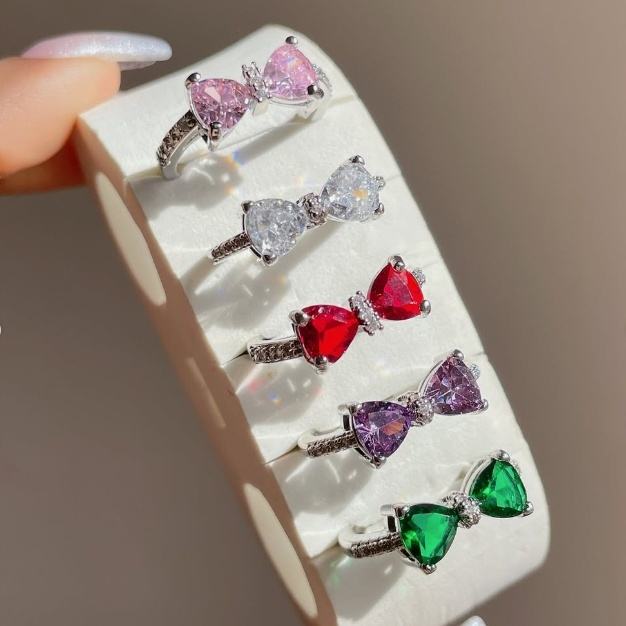 Green stone rhodium plating R1951