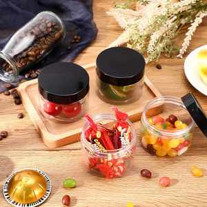 50ml 100ml 120ml PET Cosmetic Jars <b>Plastic</b> Screw Top Body Scrub Containers - Product Image 4