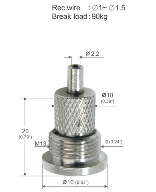 Brass & Copper Wire Rope Clip Cable Management Fixation Kit Made in Guangdong Changyi Brand