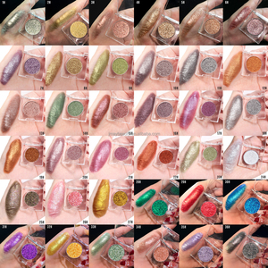 Phấn mắt nhũ đổi màu bán buôn, dạng bột ép đơn sắc, chất liệu Vegan, ánh kim lấp lánh - Product Image 6