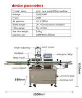 Machine de remplissage de shampoing mayonnaise chocolat entièrement automatique machine de remplissage de pompe à engrenages servo liquide à tête unique