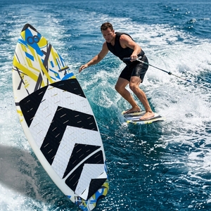 Nouvelle arrivée : planche de wake surf de qualité supérieure, personnalisée, en fibre de verre et mousse EPS, pour adultes. - Product Image 1