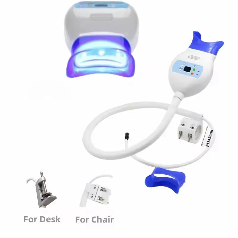 Dental Cold Light LED Teeth Whitening Machine Desk/Chair Type Tooth Bleaching Lamp Adjustable Portable