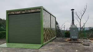 <span class=keywords><strong>Garage</strong></span> conteneur extérieur moderne, pliable, pratique, à <span class=keywords><strong>prix</strong></span> abordable, de norme nationale, avec installation rapide et abri de rangement - Product Image 6