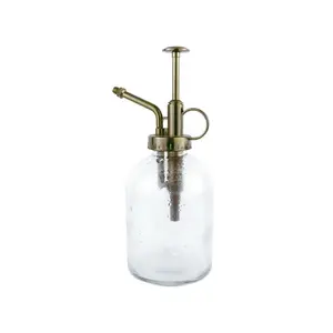 Maatwerk Handpomp Compressie Bad 250Ml Glas Gekleurde Tuin Atomizer Pomp Spuitbusfles Met Handpomp Flessen Spuit