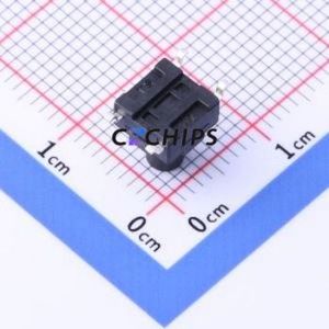 YTSG002-2-050 Tactile Switch SMD Switch Single Pole Single Throw Round Button 2.6N Vertical Mount - Product Image 2