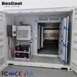 Contenedor Refrigerado de 20 pies/40 pies con Energía Solar, Sistema Automático de Almacenamiento de <span class=keywords><strong>Alimentos</strong></span> Frescos, Contenedor Congelador Solar para Granjas - Product Image 1