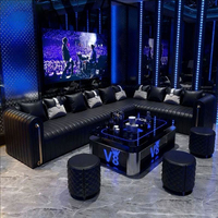 Meubles de club pour salons de chicha, salles de karaoké, boîtes de nuit, KTV et salles de danse : Comptoir de bar LED, Table, Banquette et Sièges en cabine