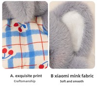 Peluche Apaisante en Forme de Chat ou de Renard, Jouet Créatif et Mignon en Forme d'Animal, Compagnon de Bureau, Cadeau pour Enfants, Vente en Gros et au Détail