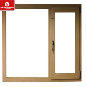 <span class=keywords><strong>Finestra</strong></span> a battente in PVC colore legno finestre a battente UPVC per pareti in calcestruzzo - Product Image 5