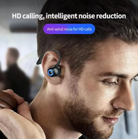 Écouteurs sans fil S10 BT 5.3 avec micro, oreillette intra-auriculaire unique, étanche, pour le sport, kit mains libres