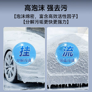 Cire liquide pour lavage auto Laiben 1L, agent nettoyant haute mousse pour le nettoyage des voitures - Product Image 3