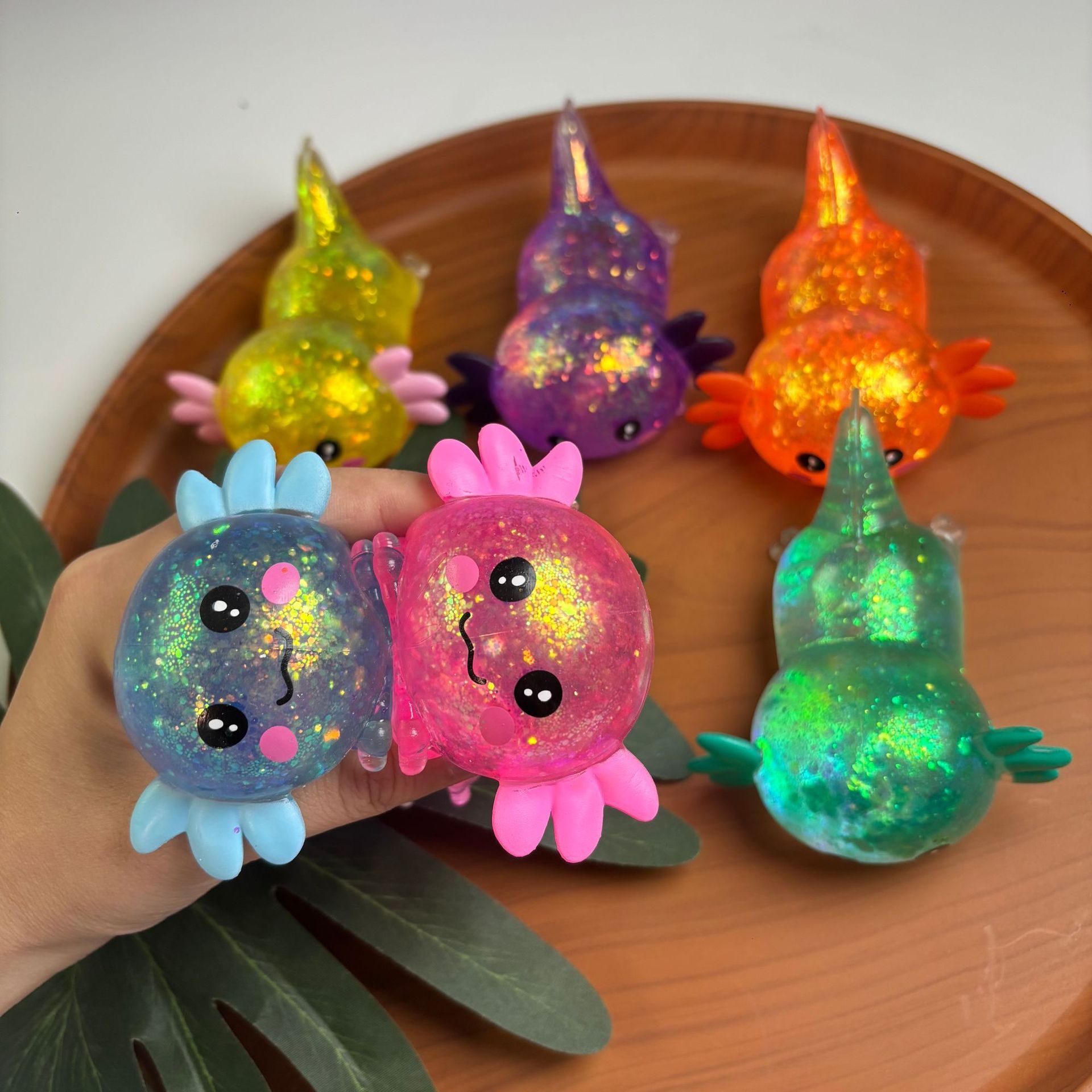 jouet squishy axolotl B