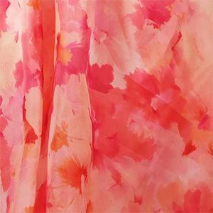 Siêu Mỏng Và Trọng Lượng Nhẹ <span class=keywords><strong>Polyester</strong></span> Màu Đỏ Trừu Tượng In Vải Chấp nhận Mô Hình Tùy Biến Vải Cho Dresses - Product Image 3