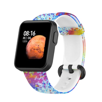 Disfruta de la gran oferta de banda con patrón de agua Compatible con Redmi Smart Watch 2 Correa de reloj de silicona suave para Mi Watch Band