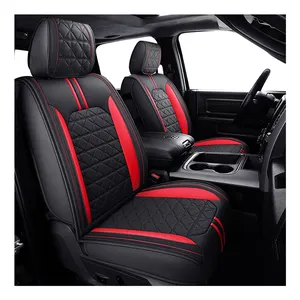 High Quality Leather Original Custom Car Seat Cover for 2009-2022 Dodge Ram 1500 Full Set Leather Car Seat Covers