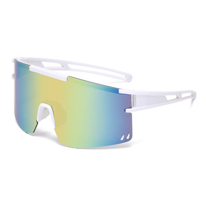 Gafas de ciclismo para exteriores, lentes polarizadas UV400, a prueba de viento, con montura negra, para hombres y mujeres, deportes, senderismo, montañismo, conducción - Product Image 4