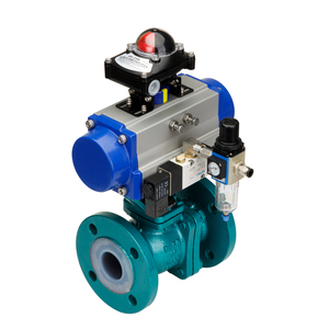Hat-92d Oem วาล์วแบบหมุนสองทิศทางพร้อมลูกบอลฟลูออรีน Wcb Q41f46 Dn50f05/f07 Base - Product Image 3